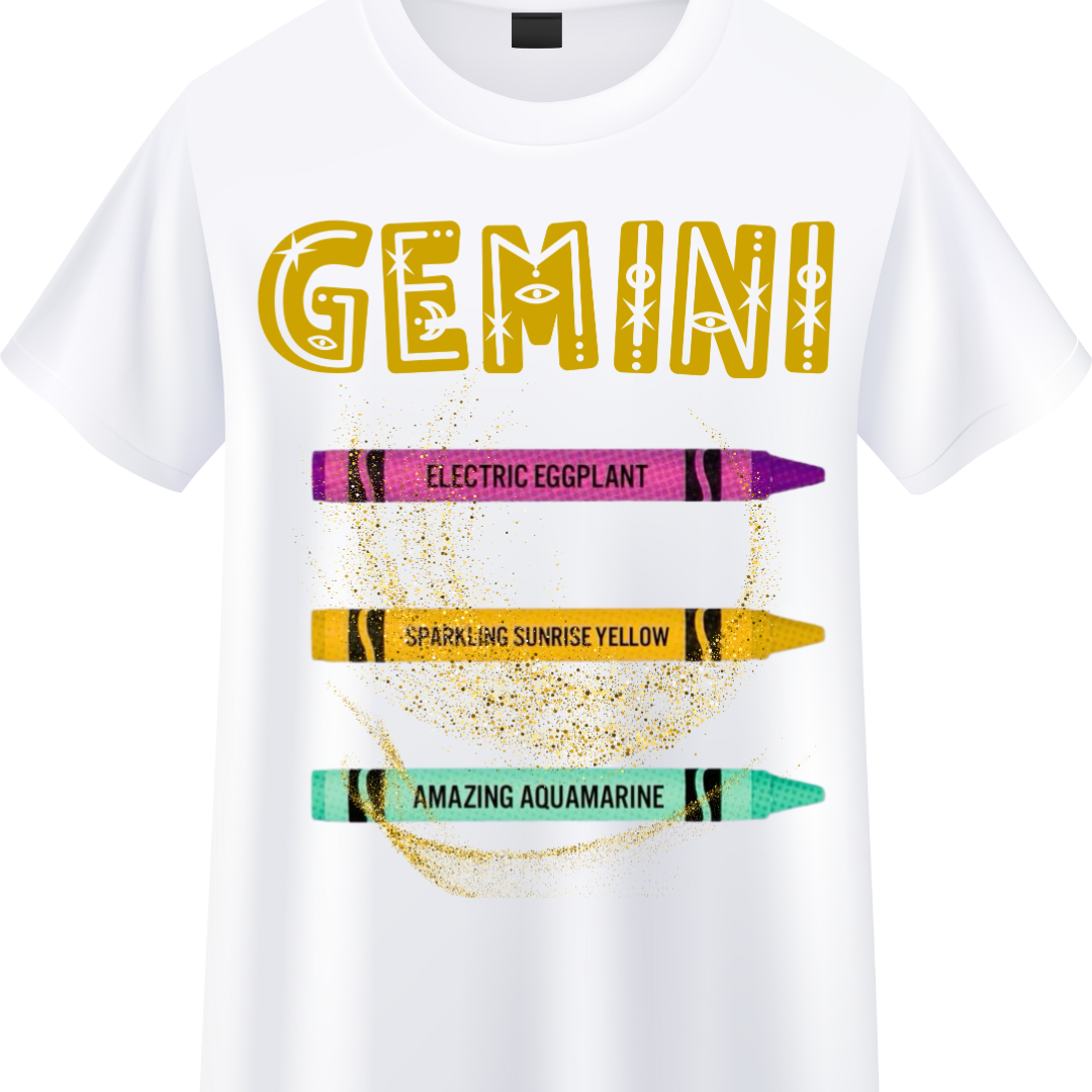 ElectricSparklingmazing Gemini Crew T-Shirt