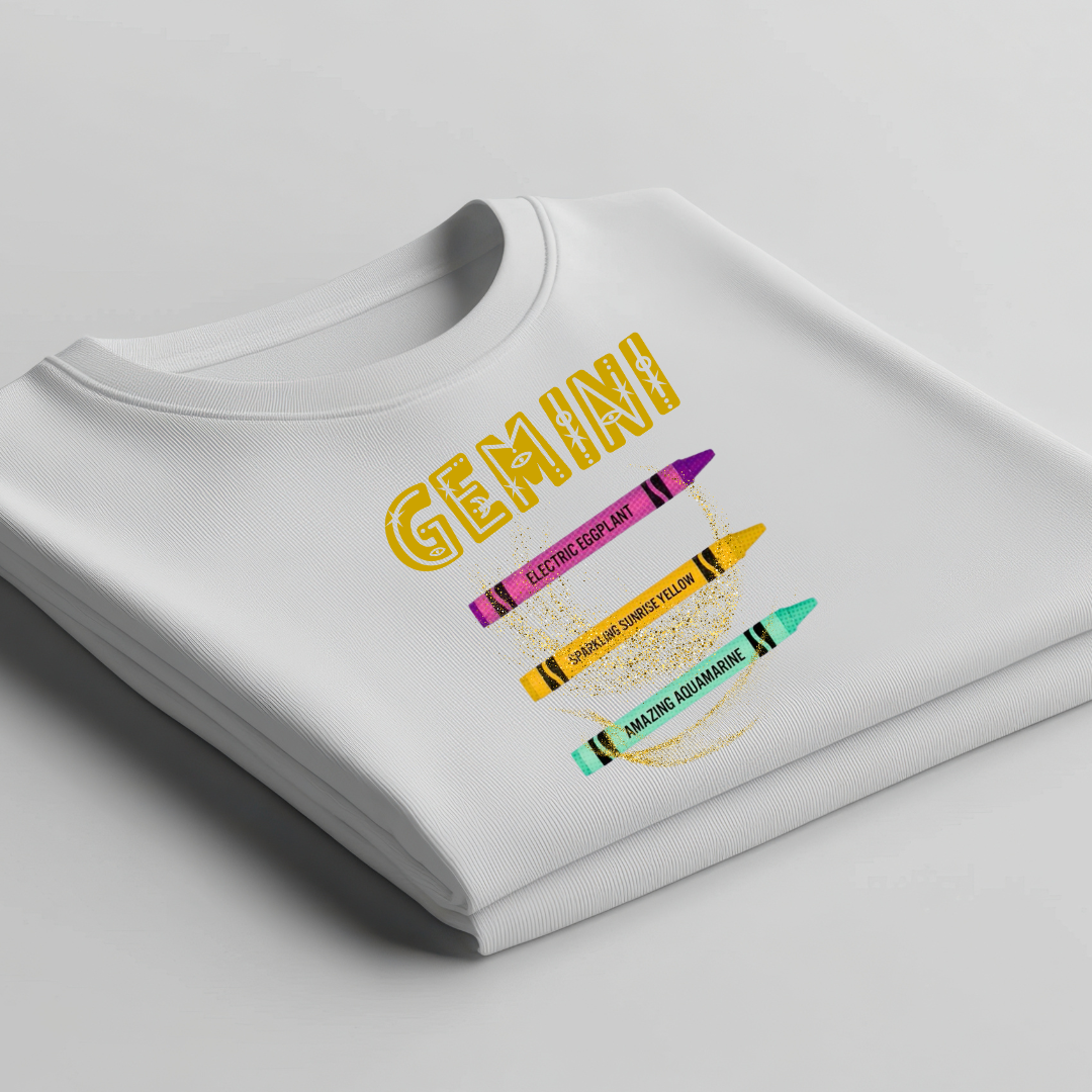 ElectricSparklingmazing Gemini Crew T-Shirt