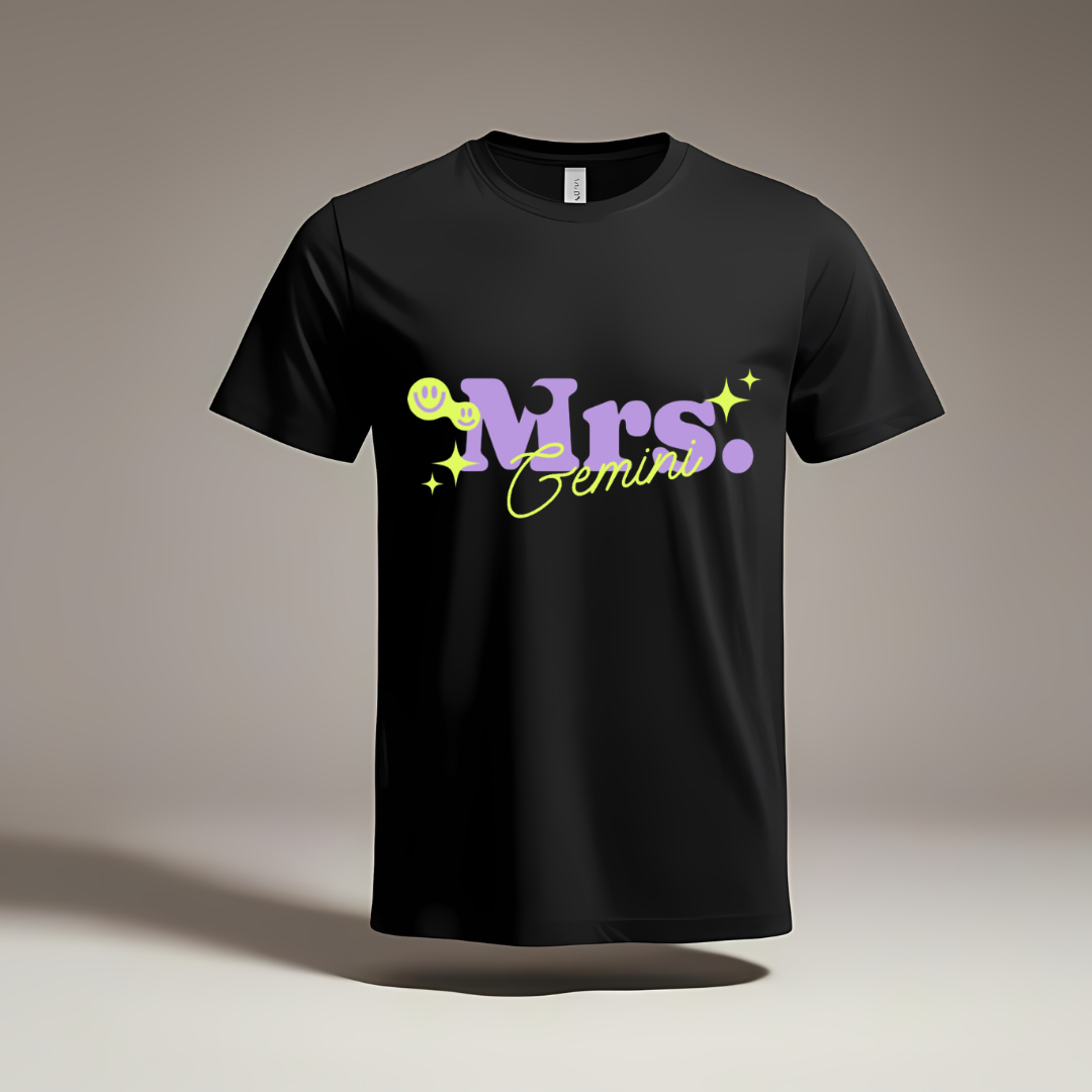 Mrs. Gemini Crew T-Shirt