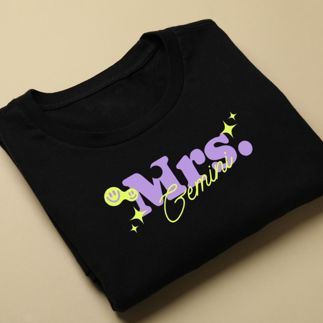Mrs. Gemini Crew T-Shirt