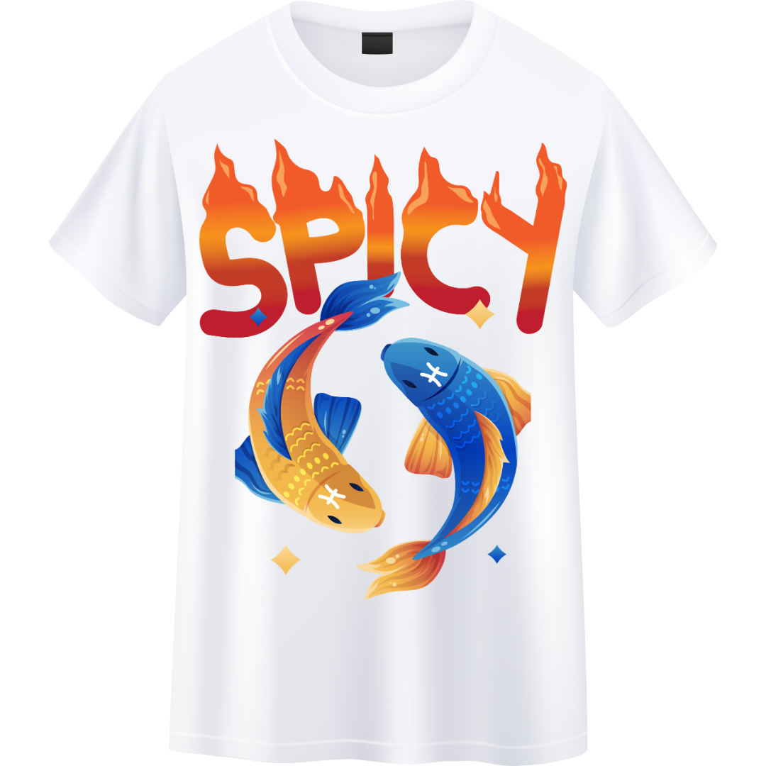 Spicy Pisces Crew T-Shirt