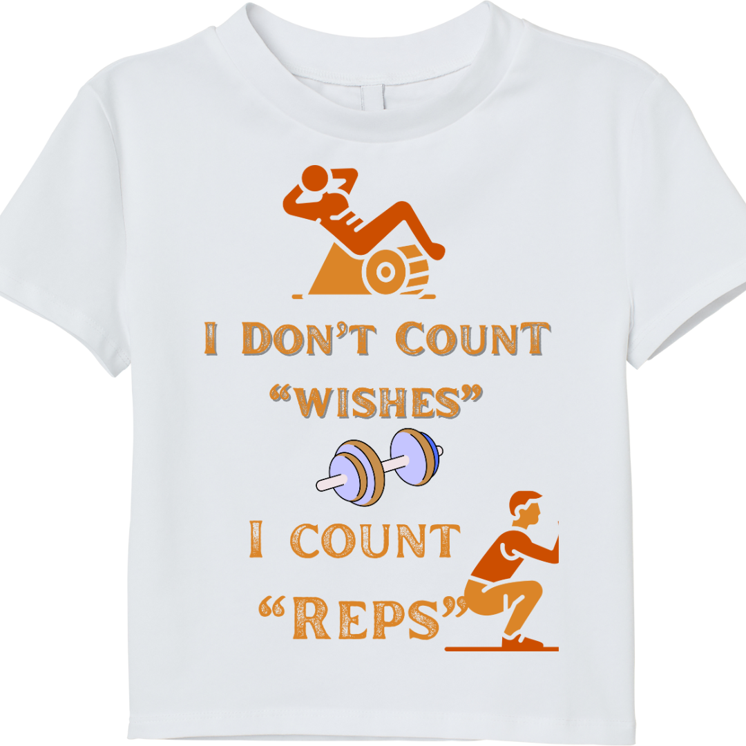 I dont count wishes i count rep Crew T-Shirt