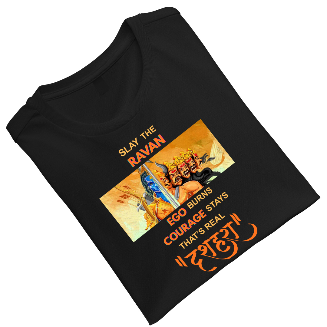 SlayTheRavanBlack Crew T-Shirt