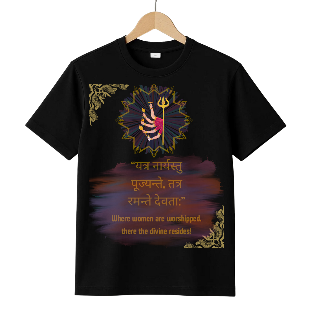women worshiped divine reside Crew T-Shirt