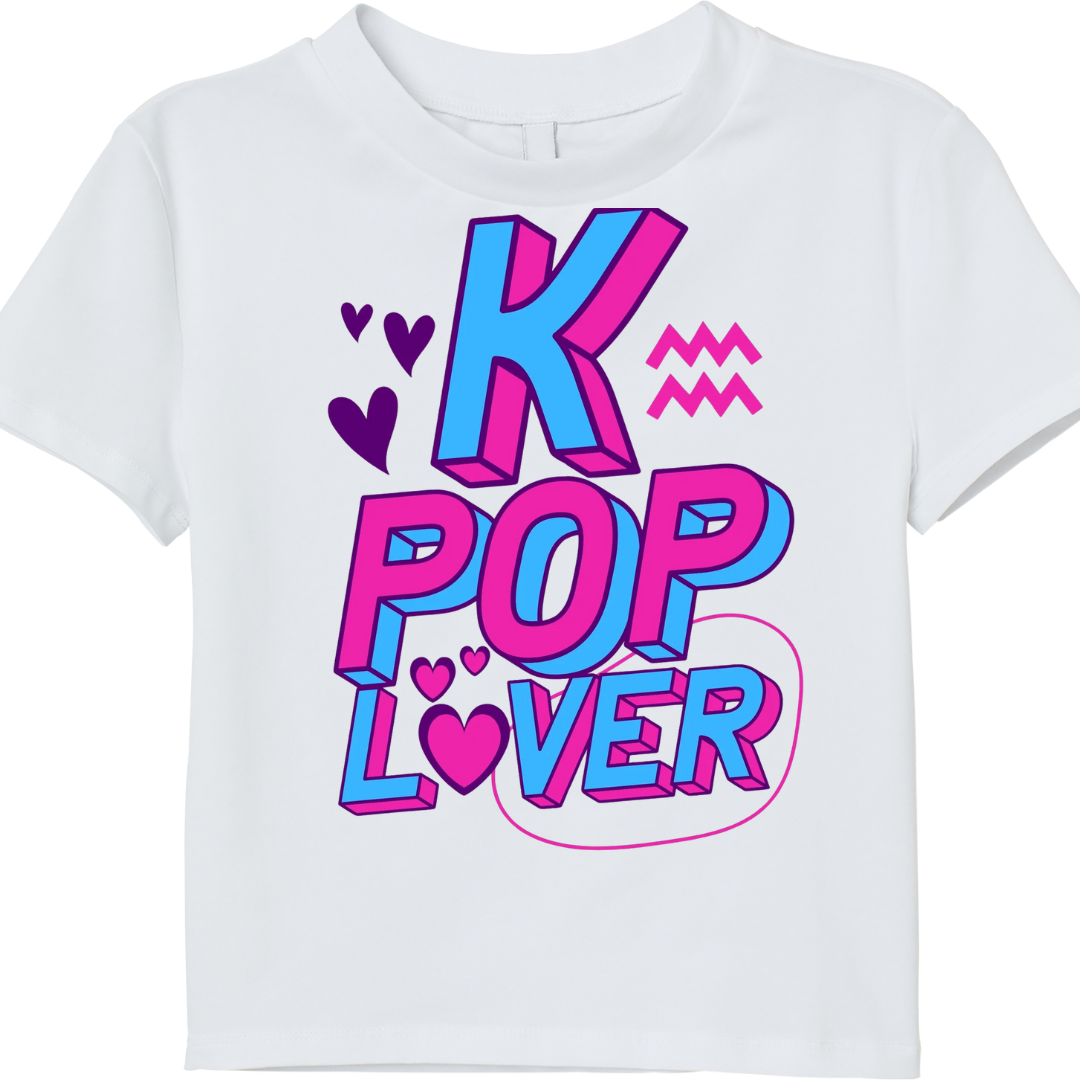 k-Pop lover Crew T-Shirt