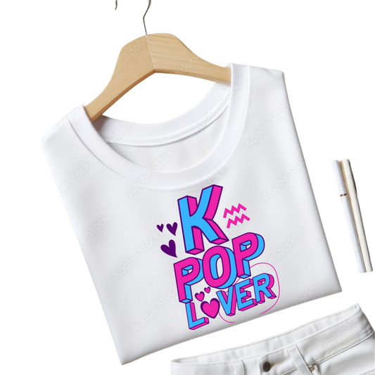 k-Pop lover Crew T-Shirt