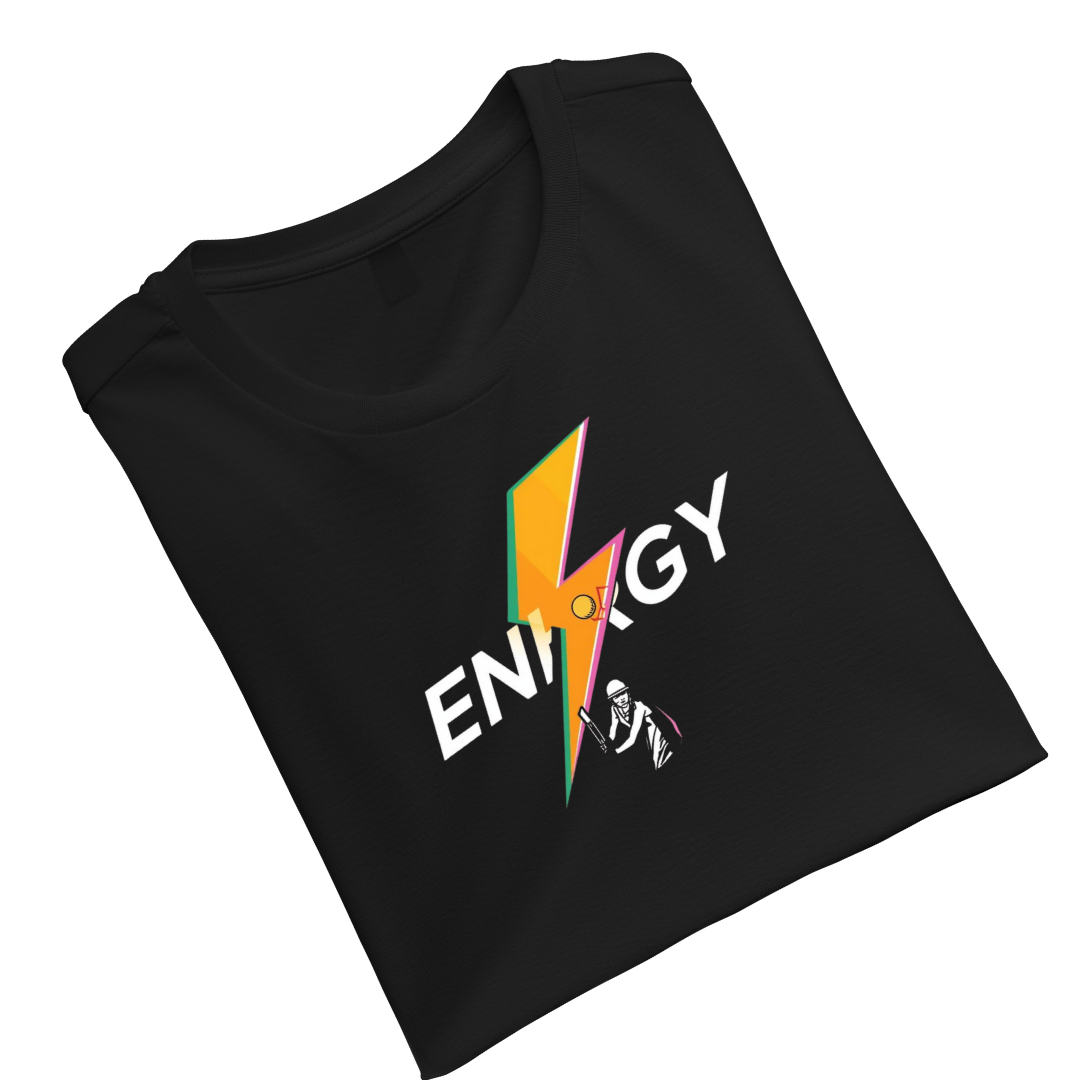 Energy Black Standard Crew T-Shirt