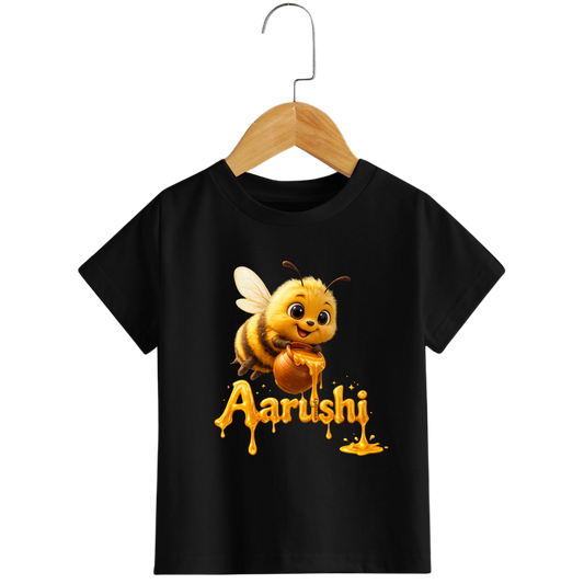 Aarushi custoised Girl's Crew Neck T-Shirt
