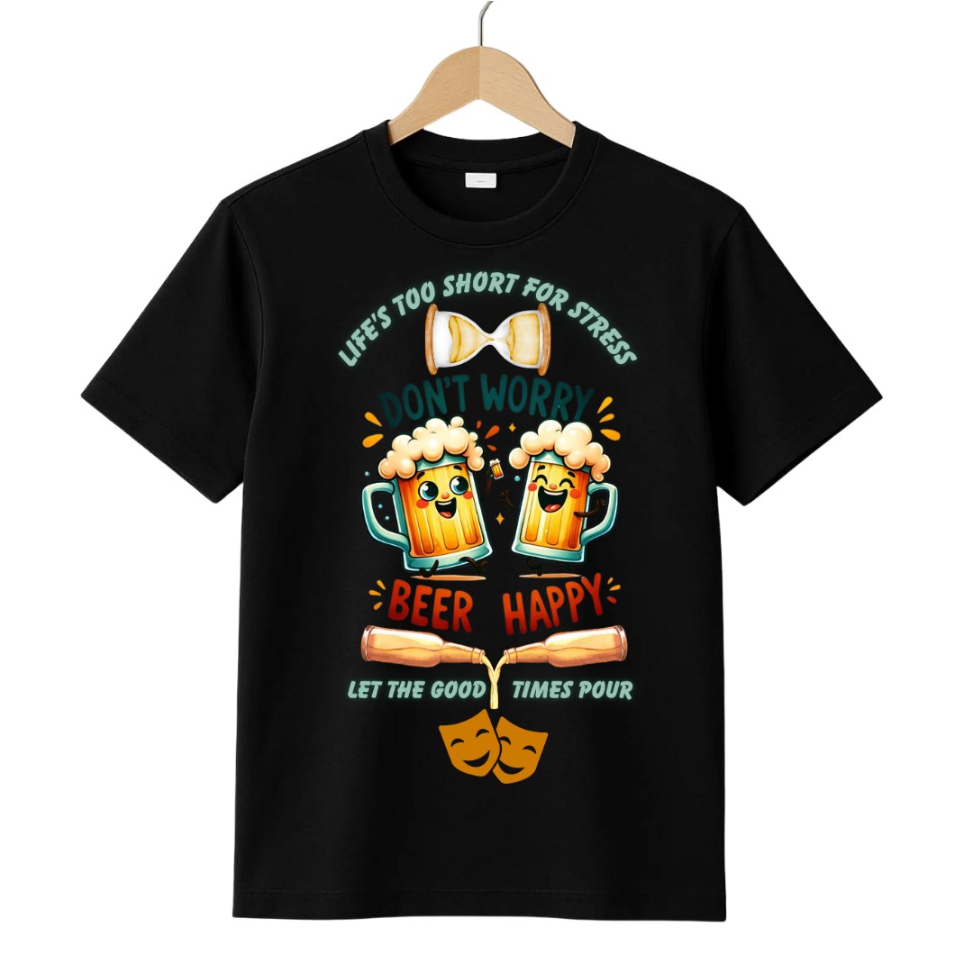 Don't Worry Beer Happy Crew T-shirt