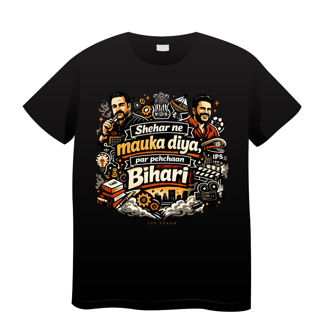 BihariPehchan Unisex Standard Crew T-Shirt