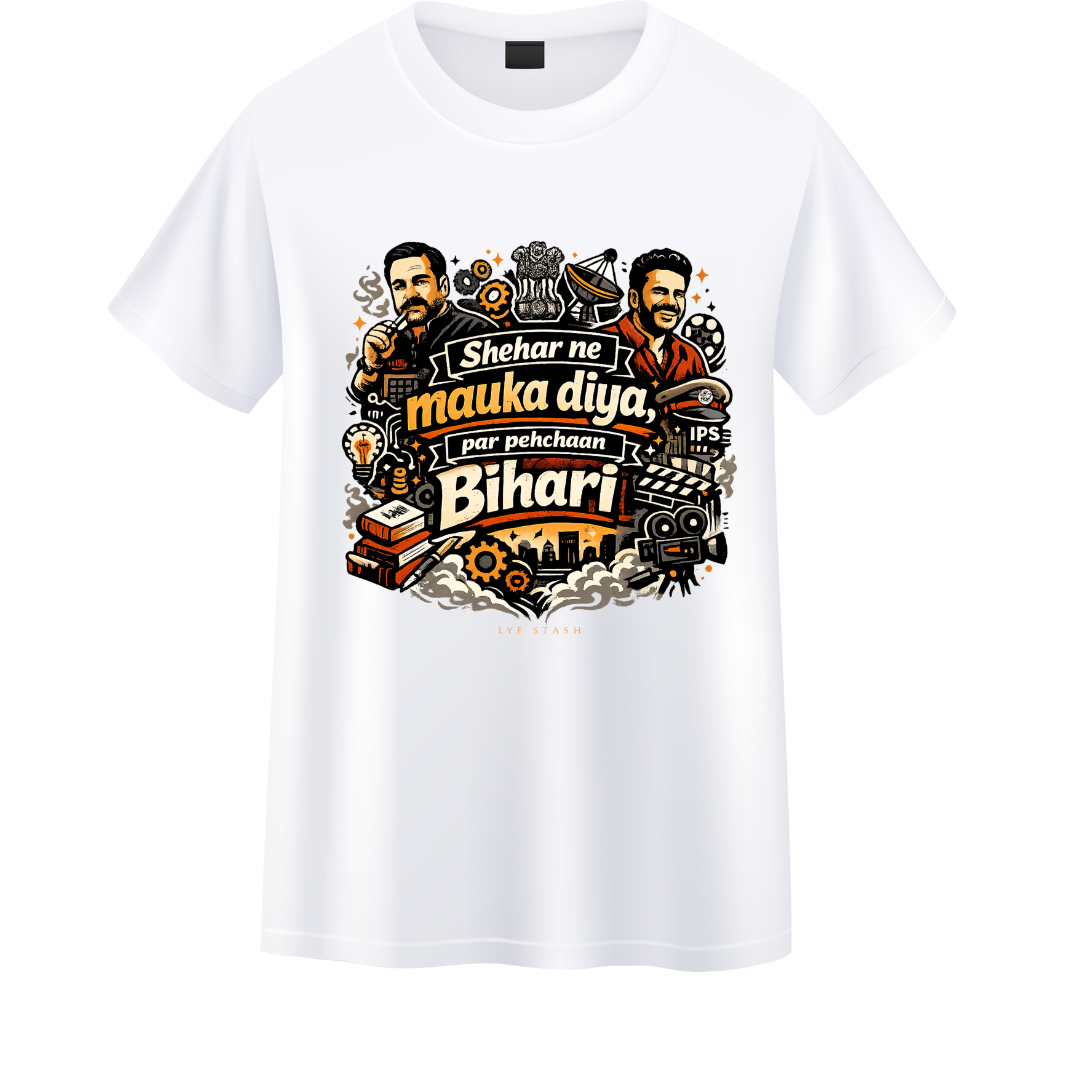 BihariPehchan Unisex Standard Crew T-Shirt