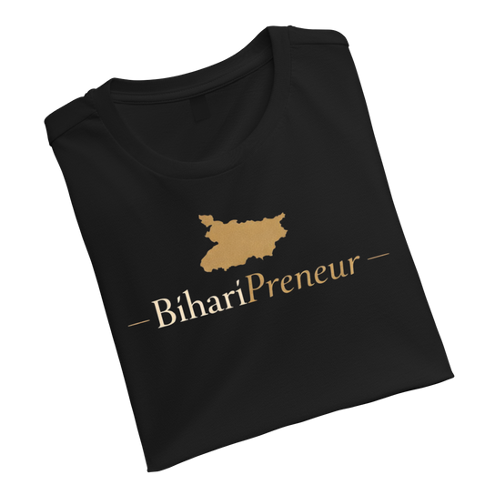 BihariPreneurBlack Unisex Standard Crew T-Shirt
