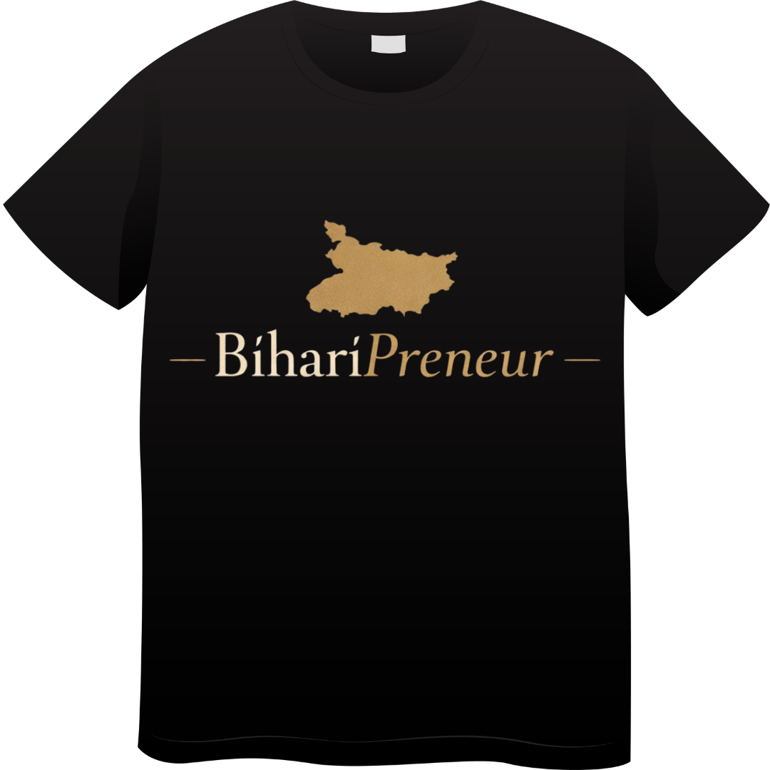 BihariPreneurBlack Unisex Standard Crew T-Shirt