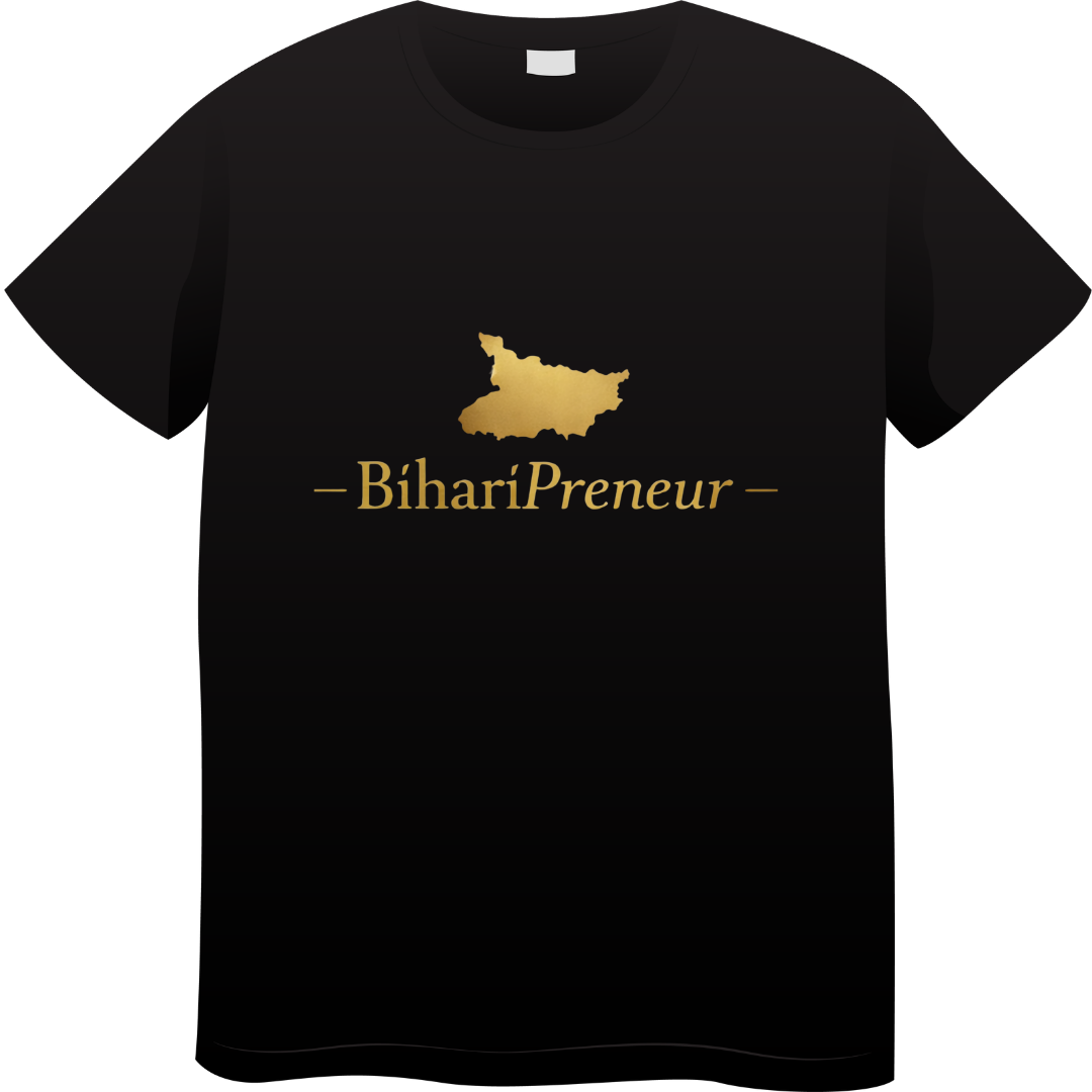 BihariPreneurWhite&BlackUnisex Standard Crew T-Shirt