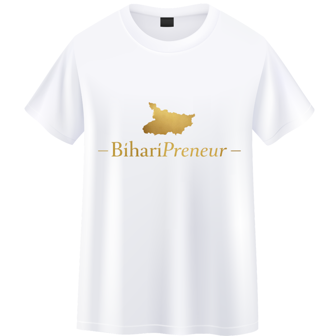 BihariPreneurWhite&BlackUnisex Standard Crew T-Shirt