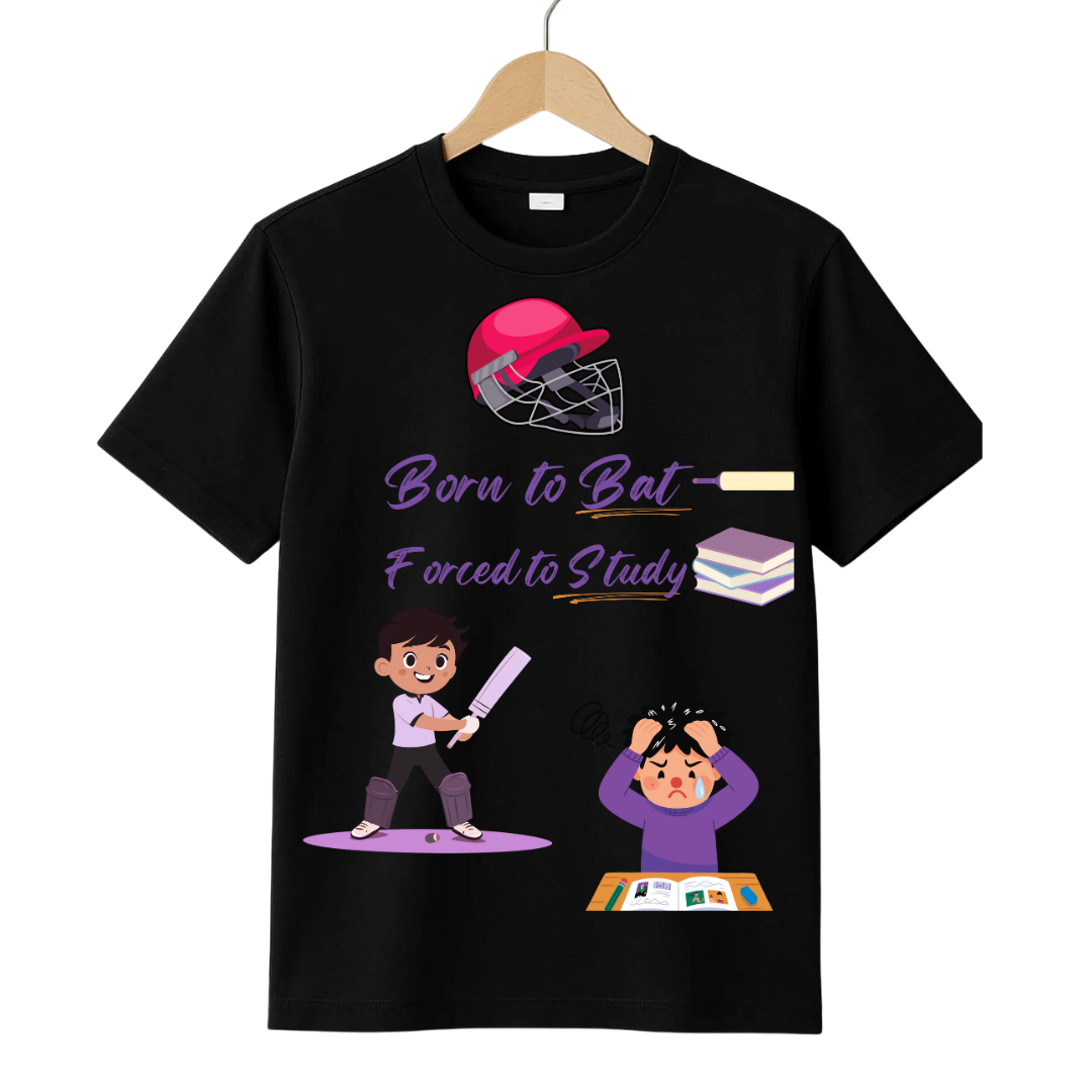 Born To Bat  Crew T-Shirt
