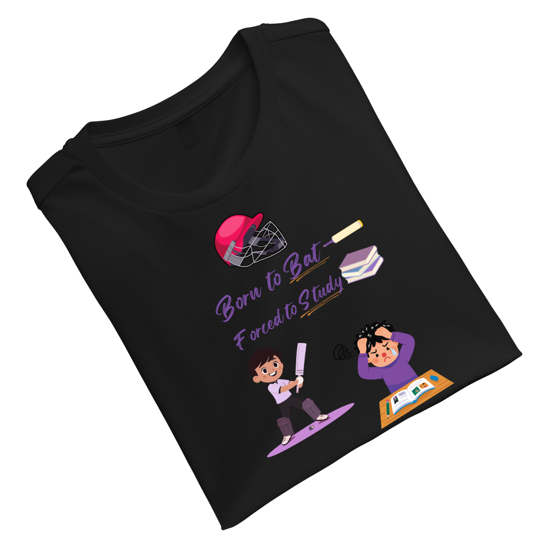 Born To Bat  Crew T-Shirt