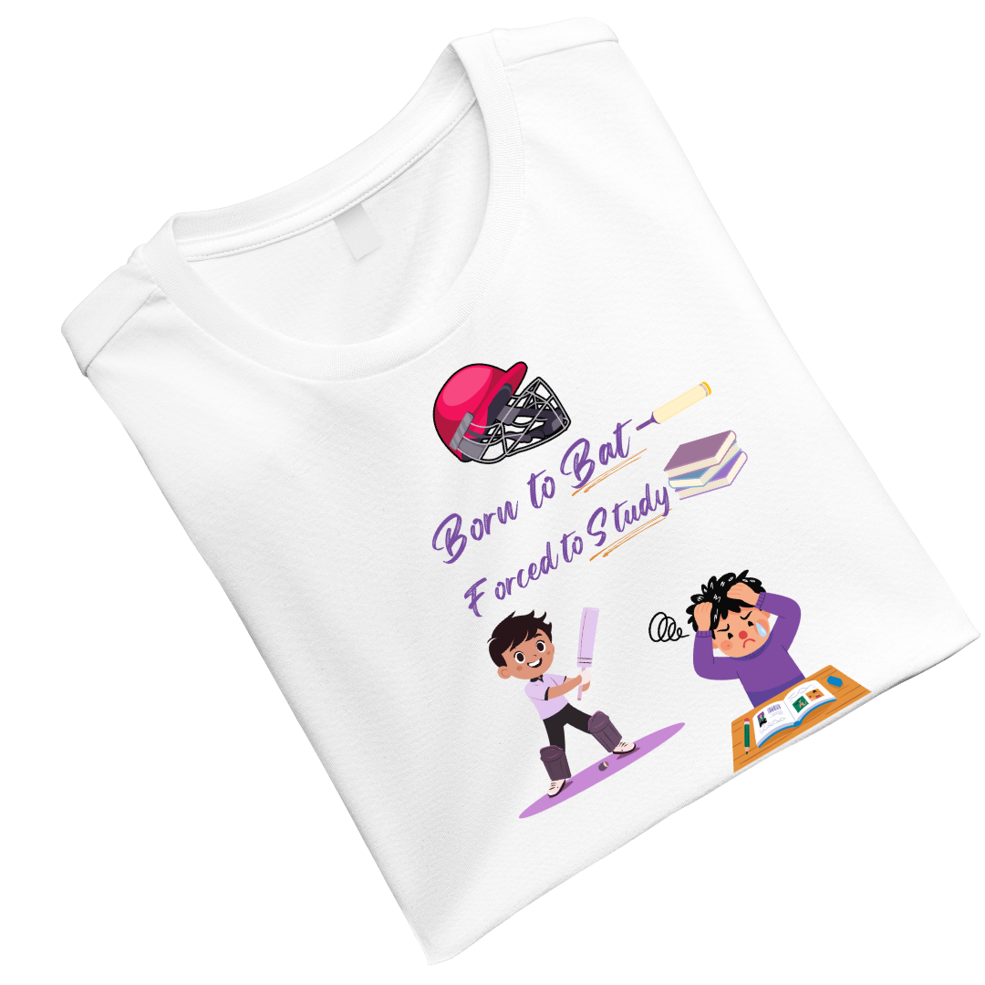 Born To Bat  Crew T-Shirt