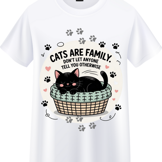 CatAreFamily Standard Crew T-Shirt