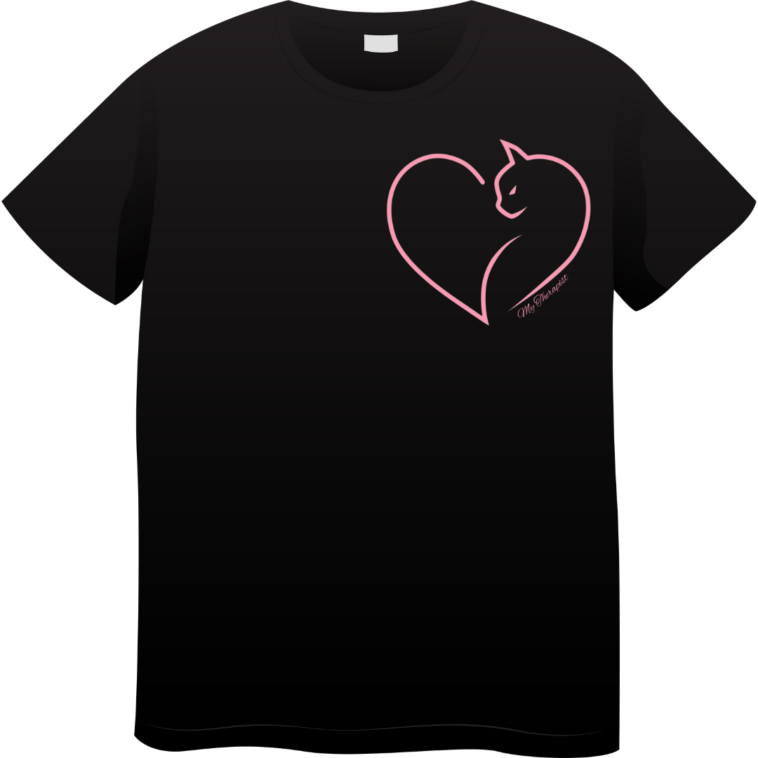 Cat Is My Therapist Unisex Standard Crew T-Shirt