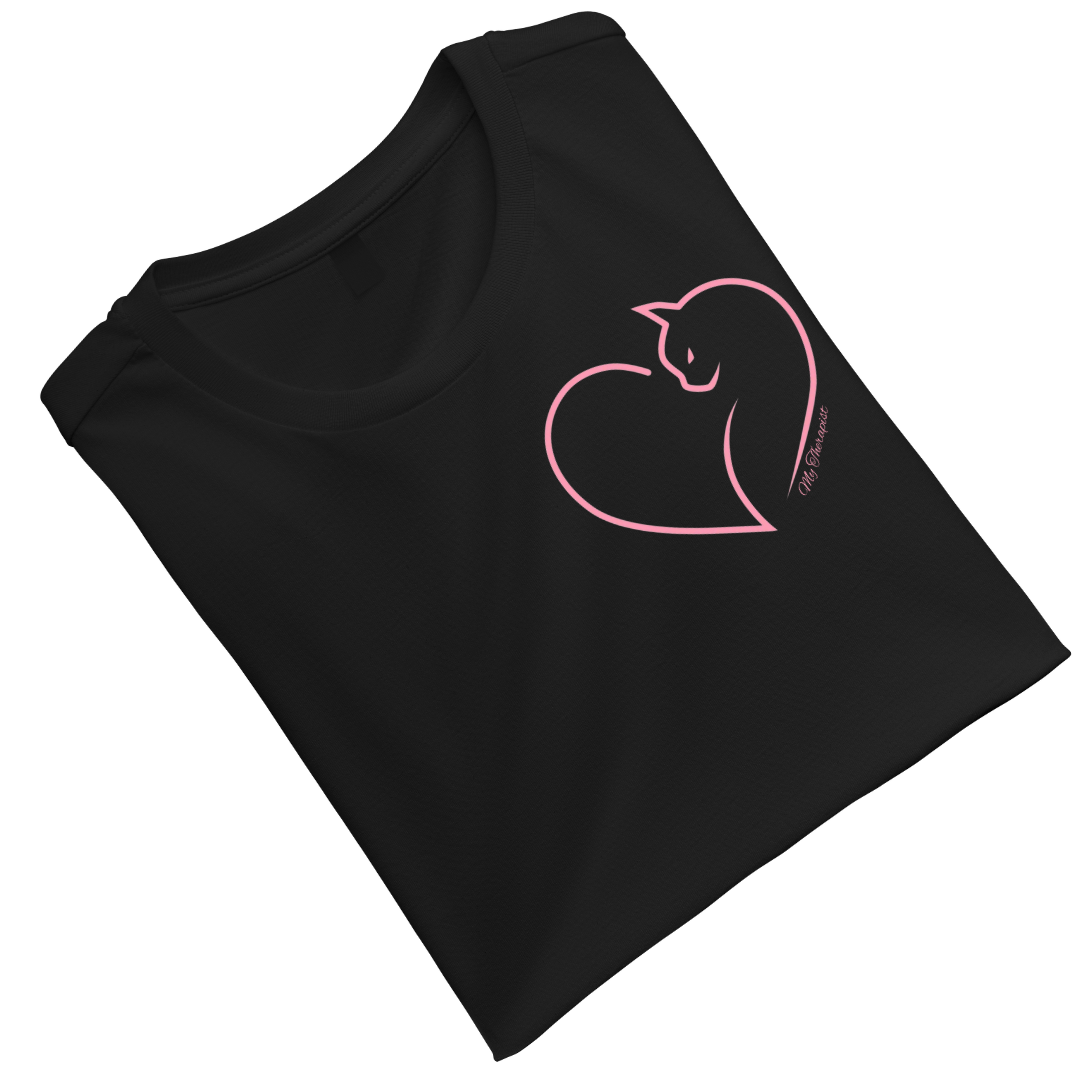 Cat Is My Therapist Unisex Standard Crew T-Shirt