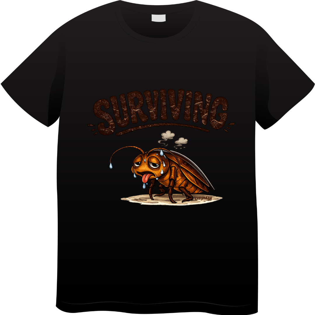 Cockroach Survival Unisex Standard Crew T-Shirt