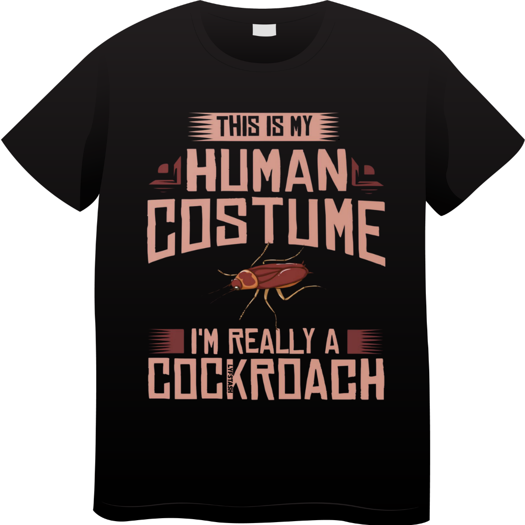 Cockroach in Human Costume Unisex Standard Crew T-Shirt