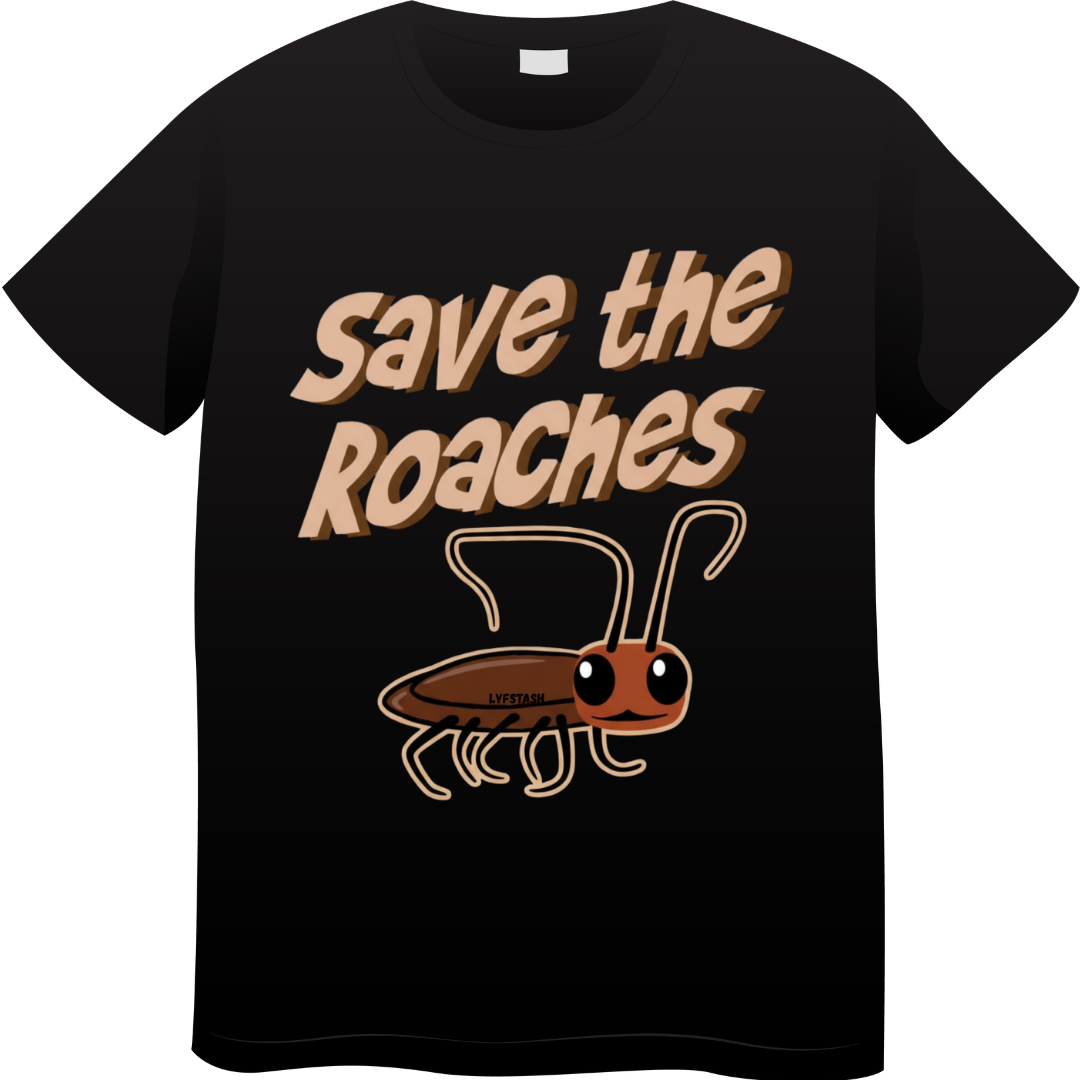 Save Cockroaches Unisex Standard Crew T-Shirt