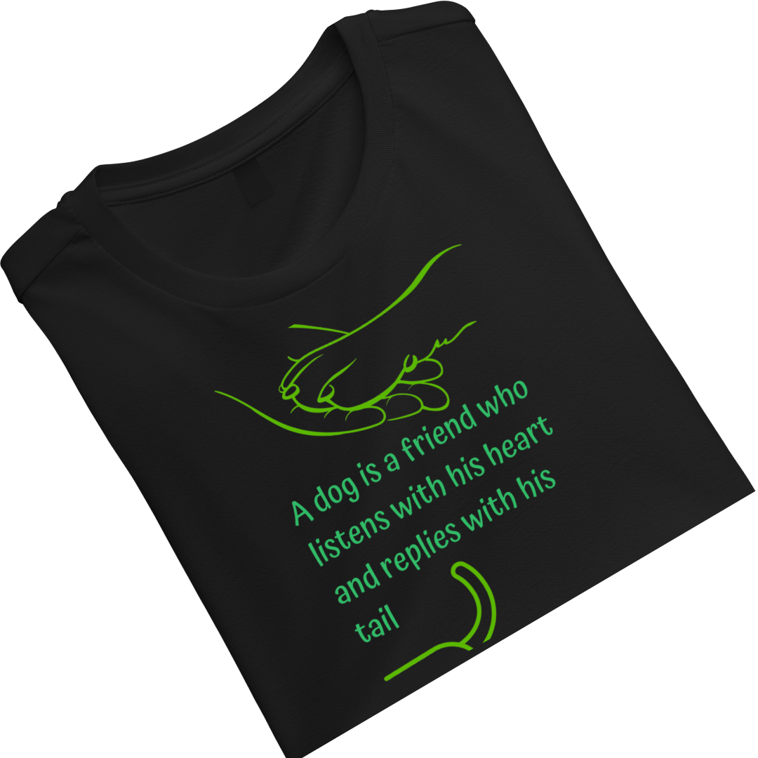 Dog Is A Friend crew T-Shirt
