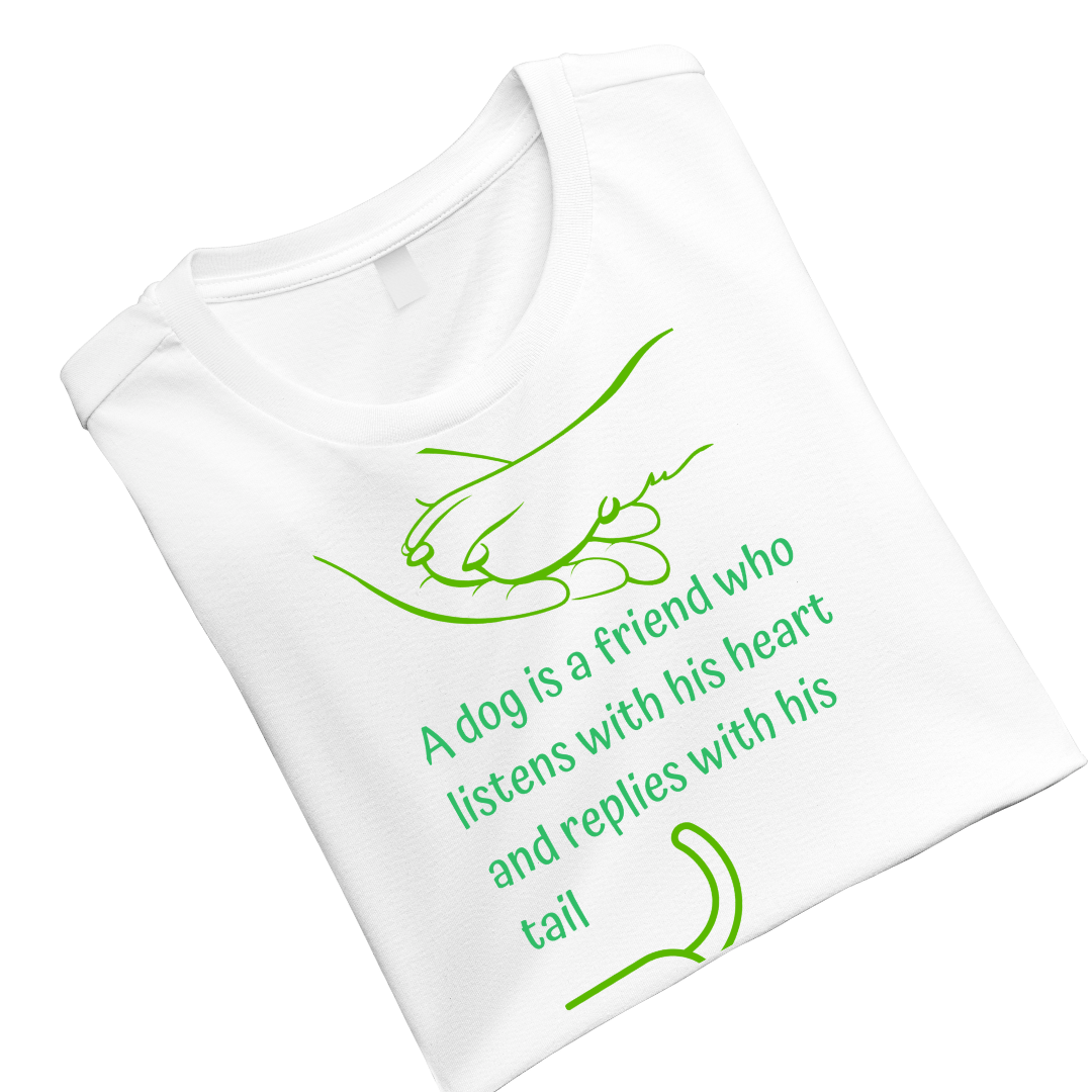 Dog Is A Friend crew T-Shirt