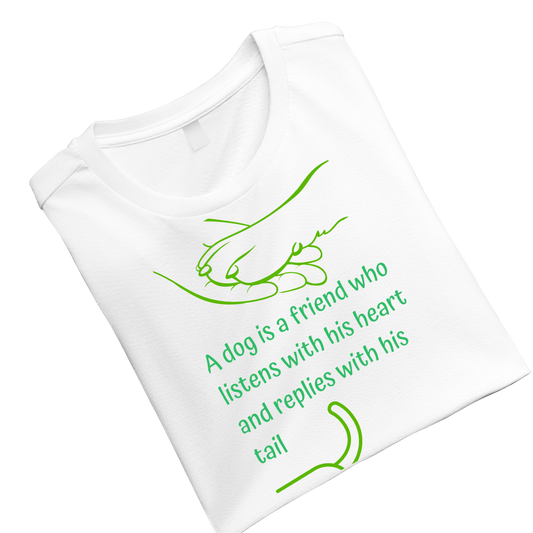 Dog Is A Friend crew T-Shirt