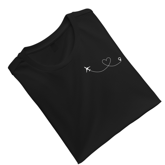 Airplane Heart Unisex Standard Crew T-Shirt