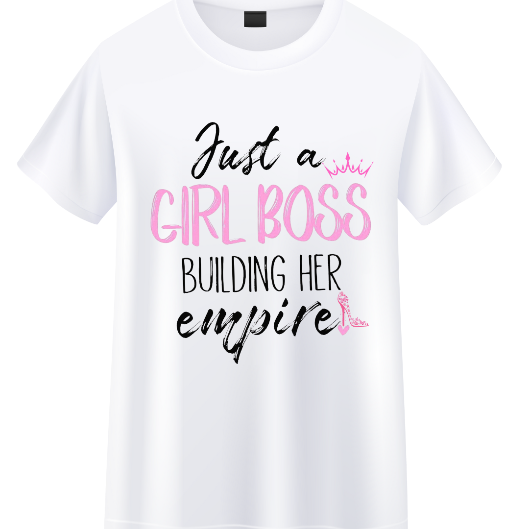 Girl Boss building Her Empire Standard Crew T-Shirt