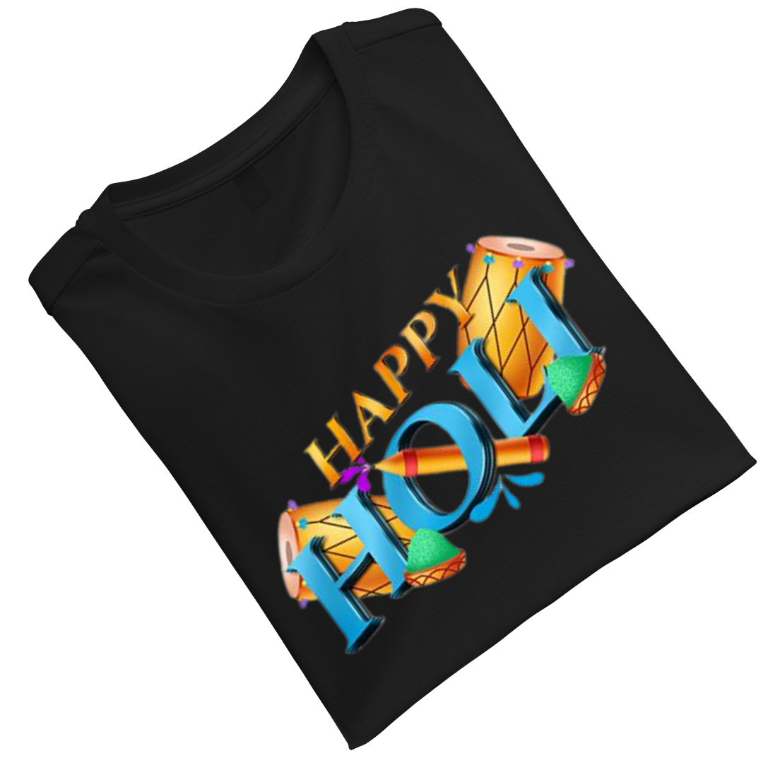 Happy Holi Unisex Standard Crew T-Shirt