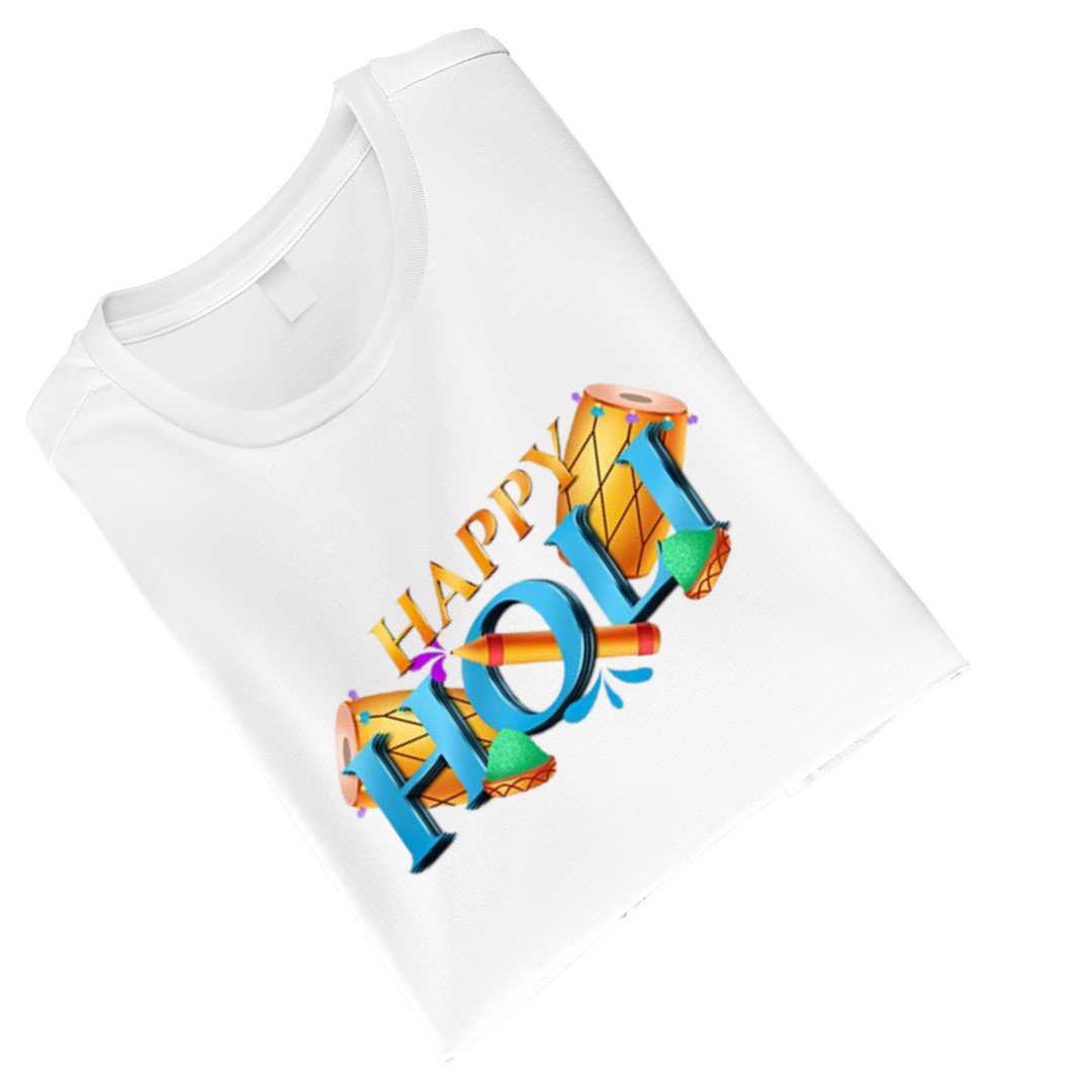 Happy Holi Unisex Standard Crew T-Shirt