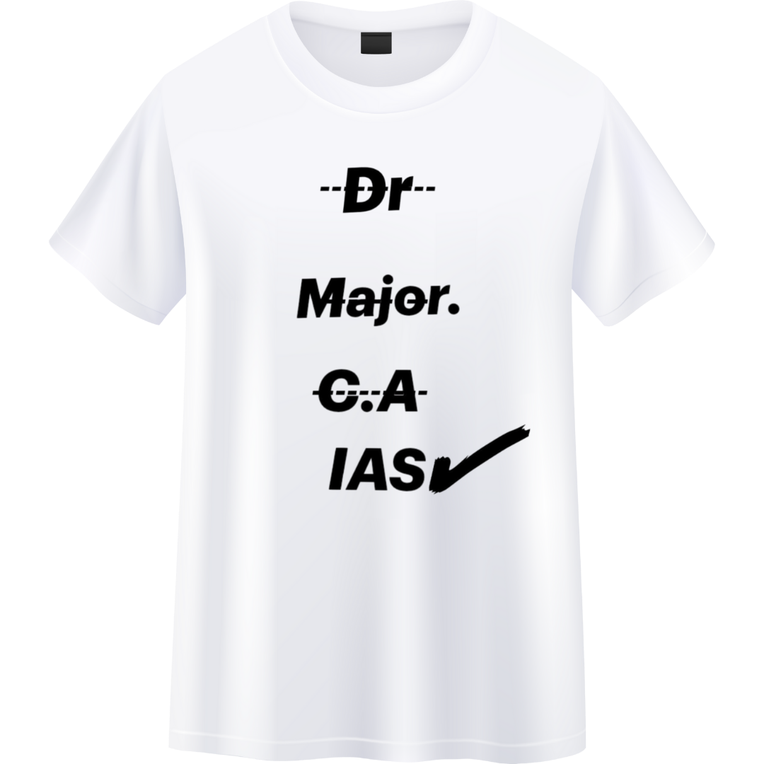 IAS White Unisex Standard Crew T-Shirt