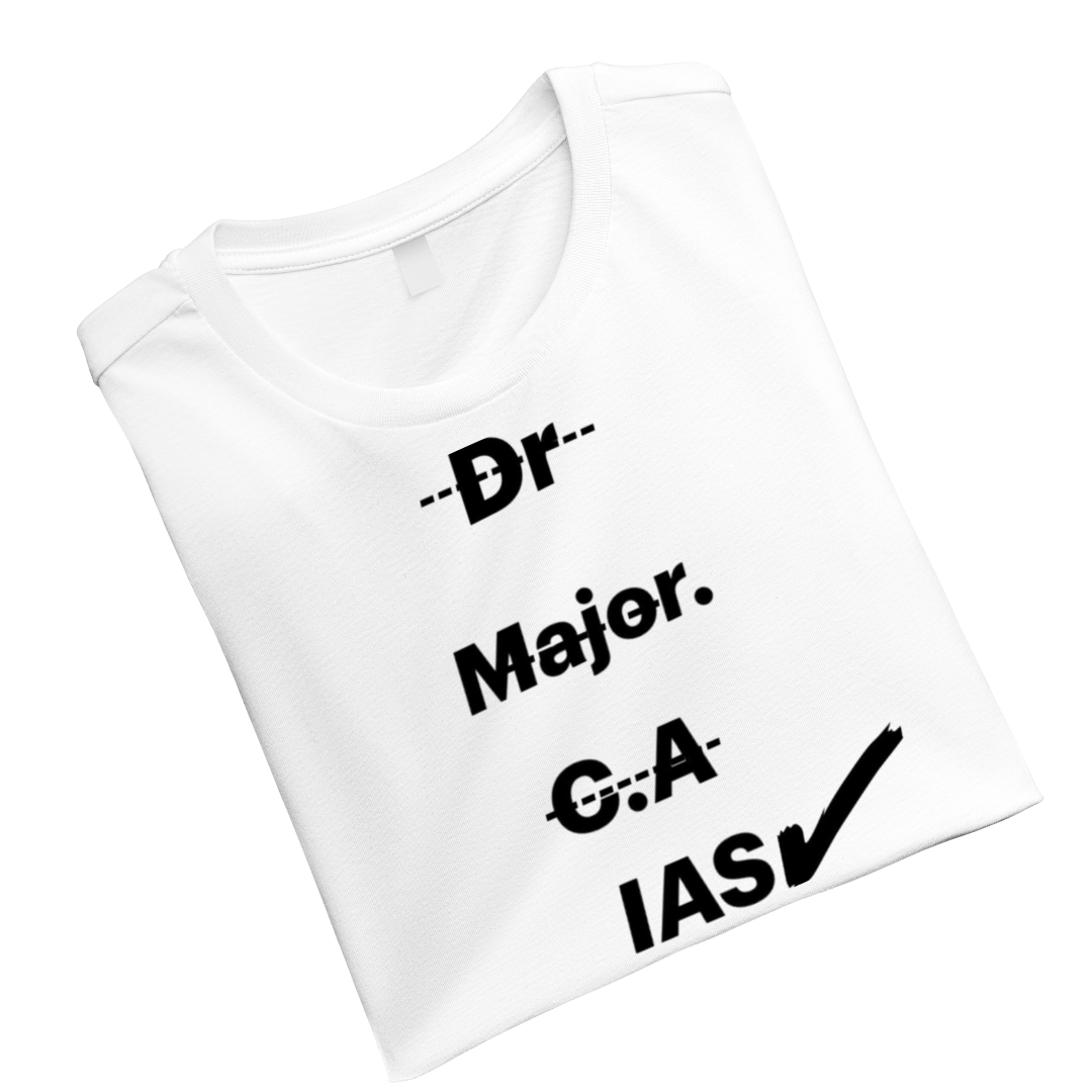 IAS White Unisex Standard Crew T-Shirt