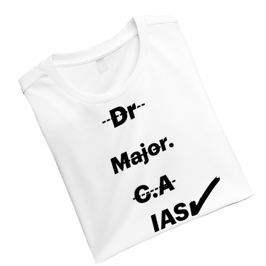 IAS White Unisex Standard Crew T-Shirt