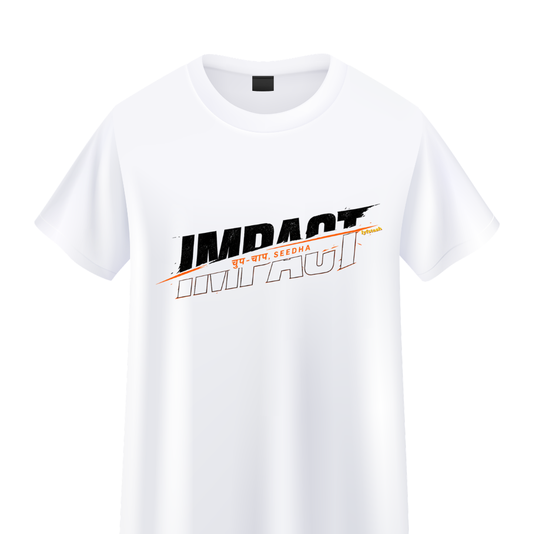 SeedhaImpactWhite Unisex Standard Crew T-Shirt