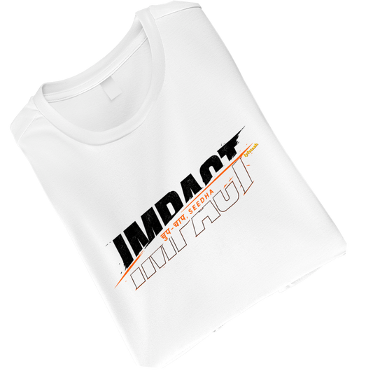 SeedhaImpactWhite Unisex Standard Crew T-Shirt