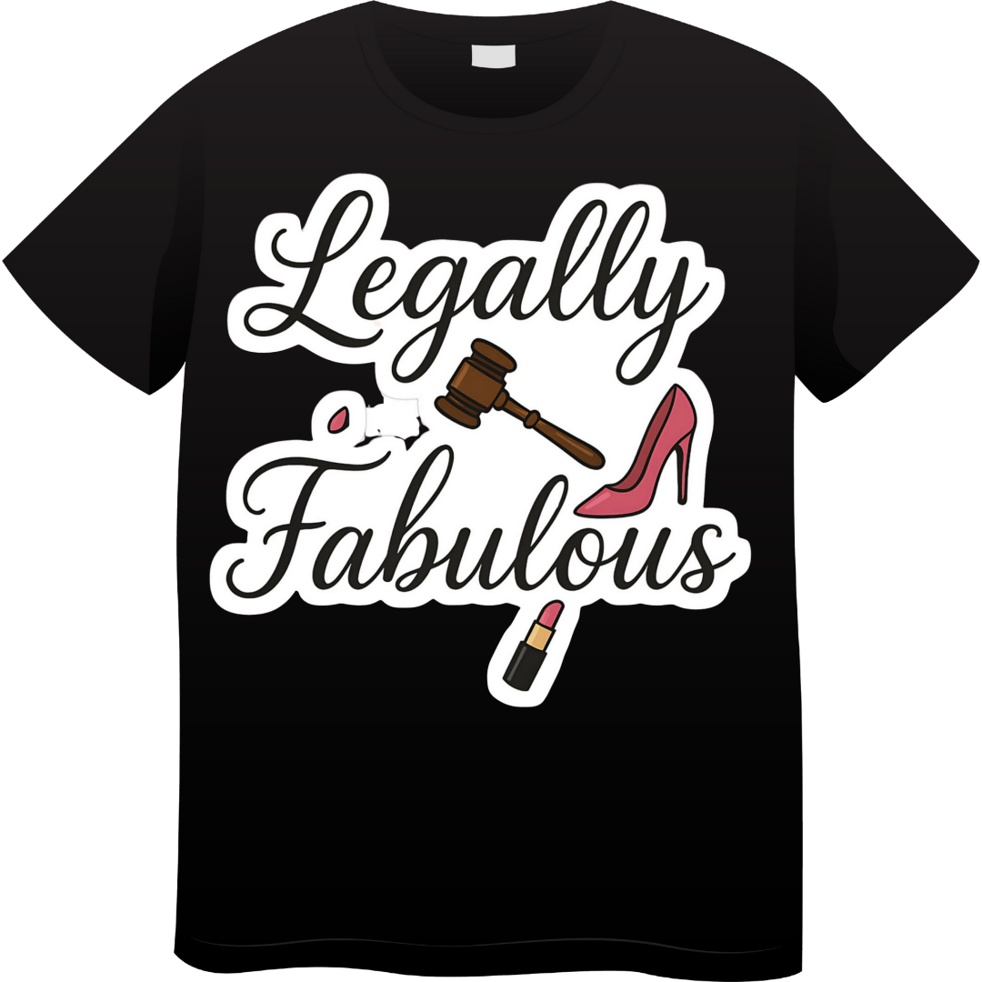 LawyerGirlLegally Fabulous Unisex Standard Crew T-Shirt