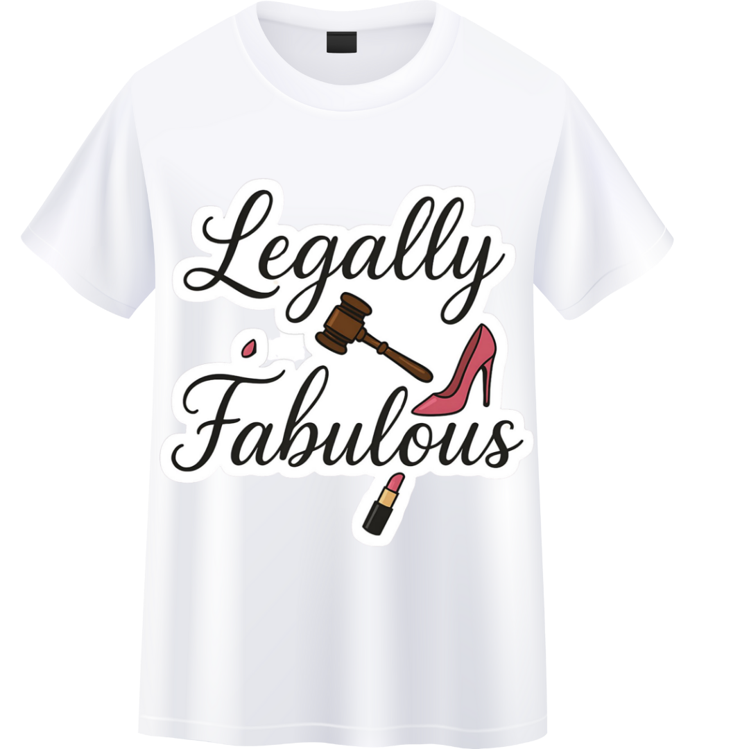 LawyerGirlLegally Fabulous Unisex Standard Crew T-Shirt