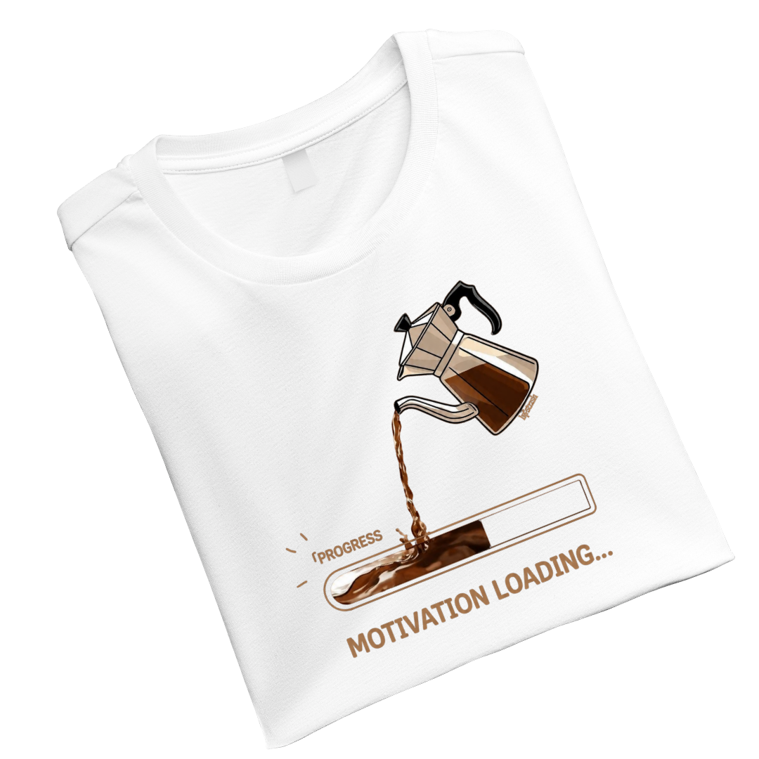 Coffee Motivation Unisex Standard Crew T-Shirt