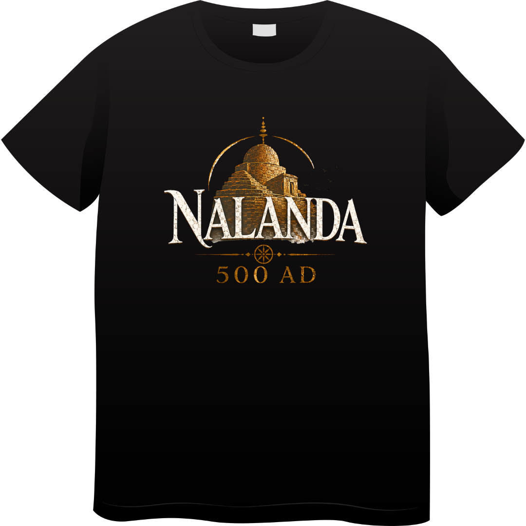 Nalanda500AD BlackUnisex Standard Crew T-Shirt