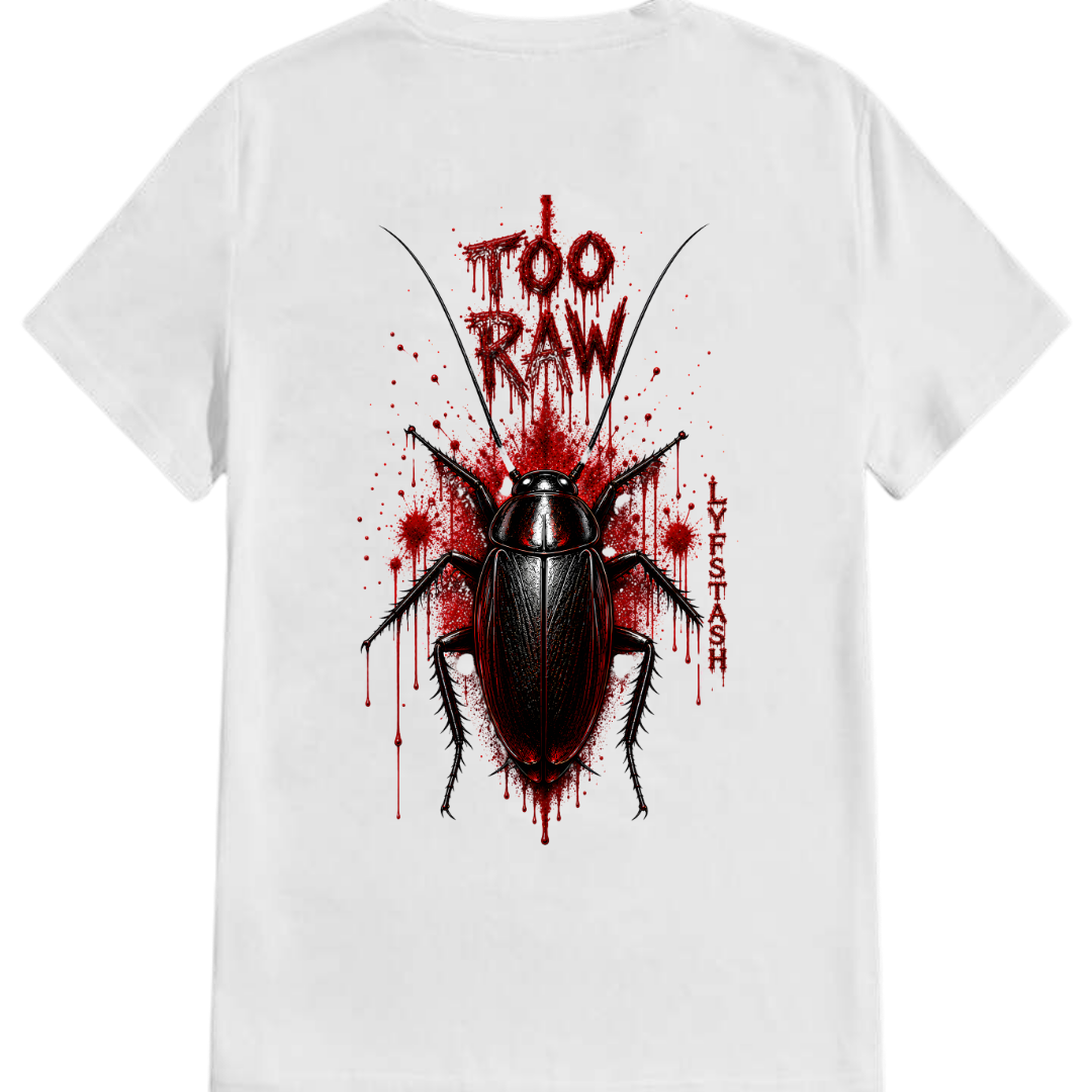 Side  Back Cockroach Unisex Standard Crew T-Shirt
