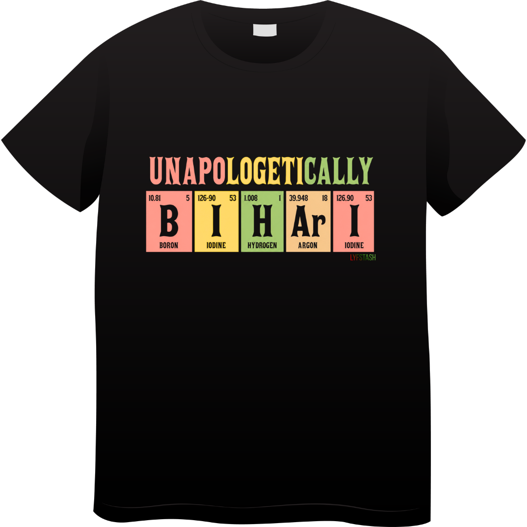 Unapologetically Bihari Unisex Standard Crew T-Shirt
