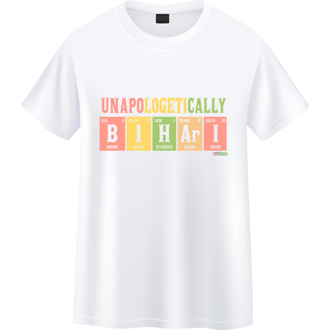 Unapologetically Bihari Unisex Standard Crew T-Shirt
