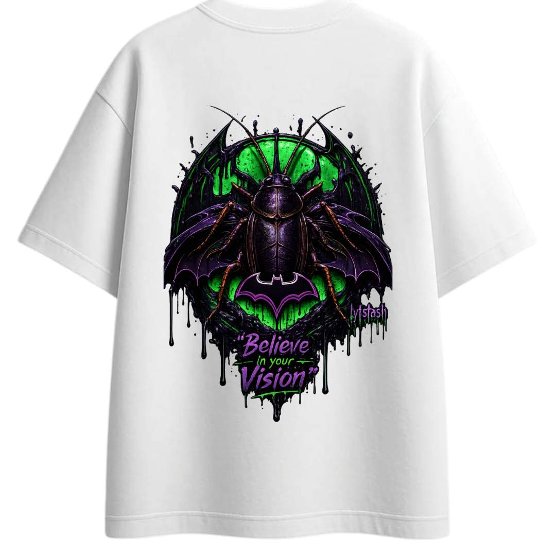 Side&Back Vision Unisex Terry Oversized Tee