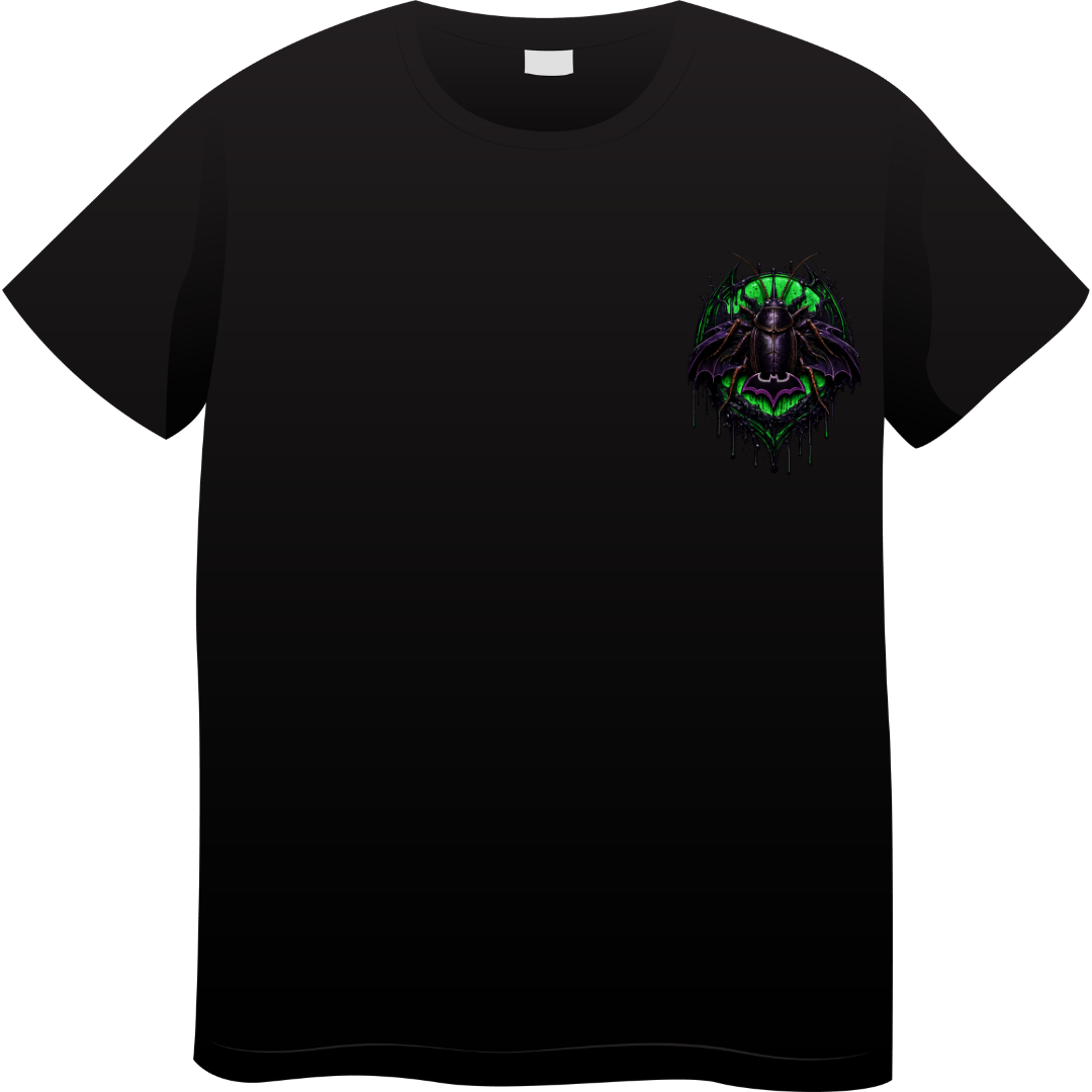 Side & Back Cockroach Vision Unisex Standard Crew T-Shirt