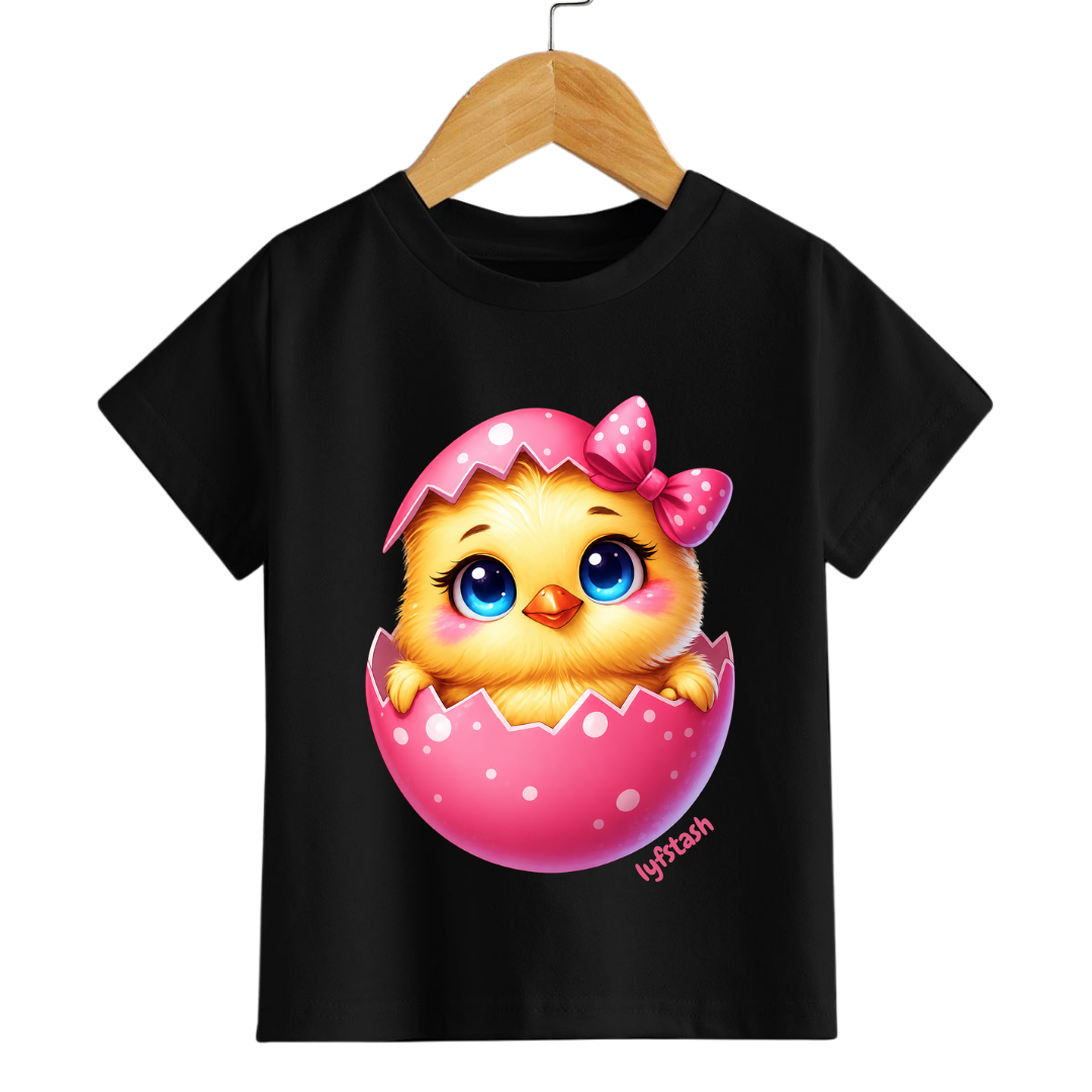 Girl's Kids Crew Neck T-Shirt